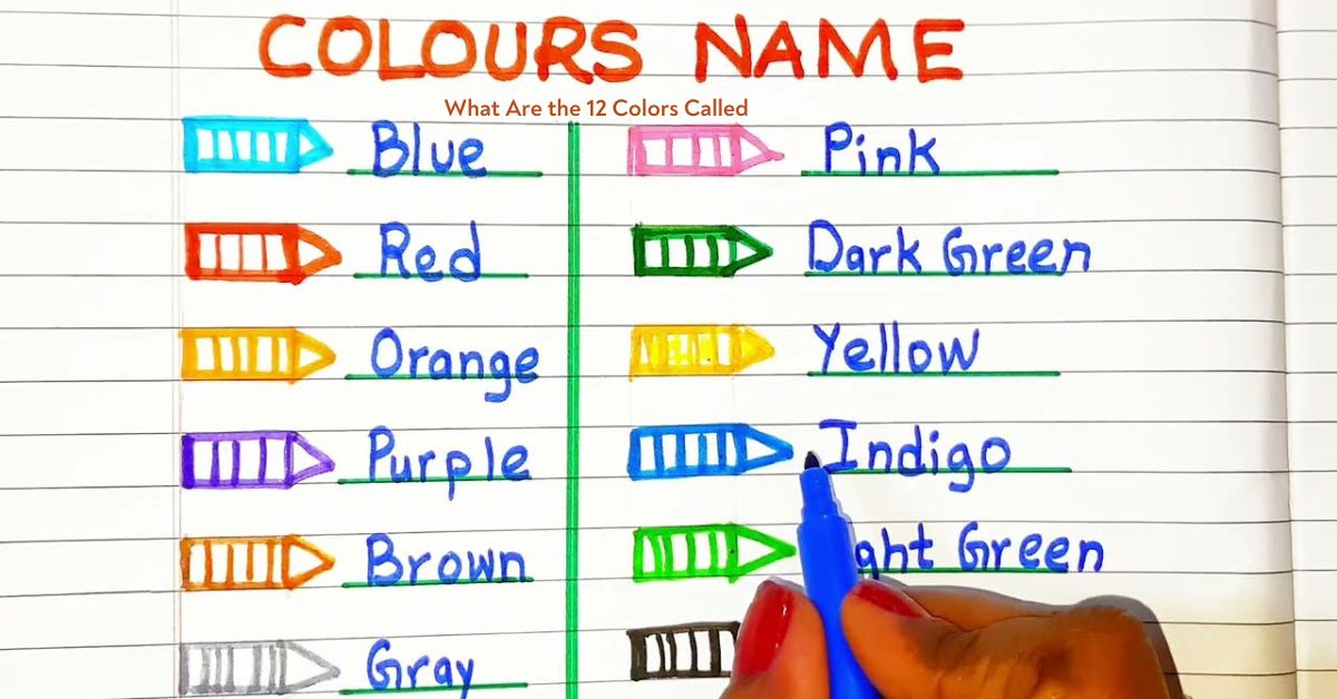 What Are the 12 Colors Called