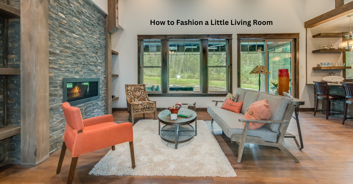 How to Fashion a Little Living Room